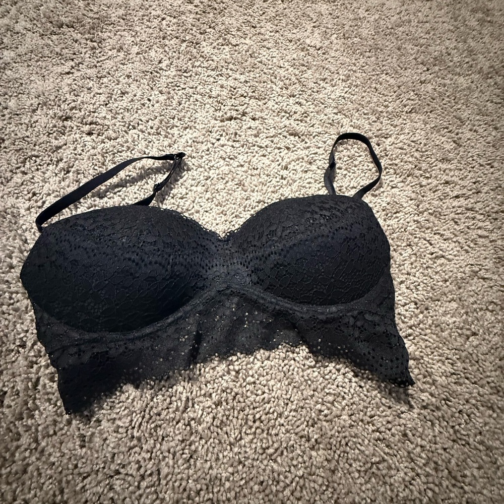 Elegant Black Lace Bralette